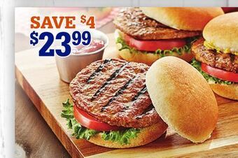 M & M Food Market Fully cooked tasty burgers™† offer