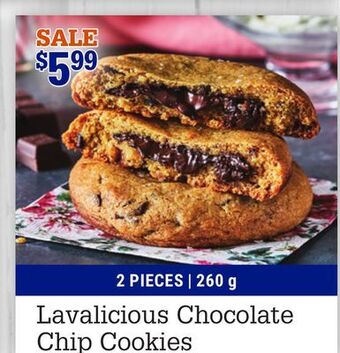 M & M Food Market Lavalicious chocolate chip cookies offer