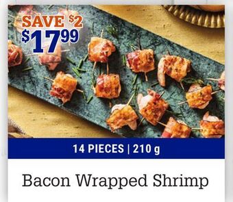 M & M Food Market Bacon wrapped shrimp offer