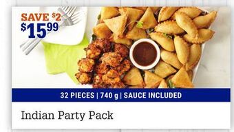 M & M Food Market Indian party pack offer