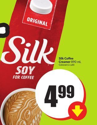 FreshCo Silk coffee creamer 890 ml offer