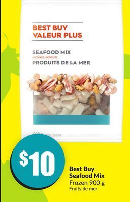 FreshCo Best buy seafood mix frozen 900 g offer