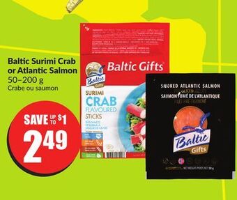 FreshCo Baltic surimi crab or atlantic salmon 50-200 g offer