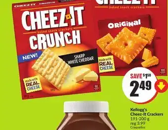 FreshCo Kellogg's cheeze-it crackers 191-200 g offer