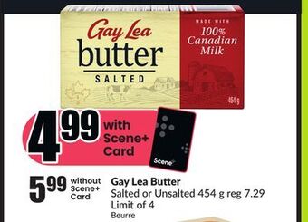 Chalo FreshCo Gay lea butter salted or unsalted offer