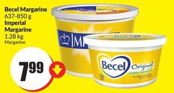 Chalo FreshCo Becel margarine 637-850 g imperial margarine 1.28 kg offer
