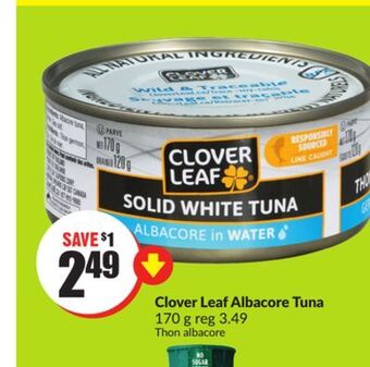 Chalo FreshCo Clover leaf albacore tuna 170 g offer