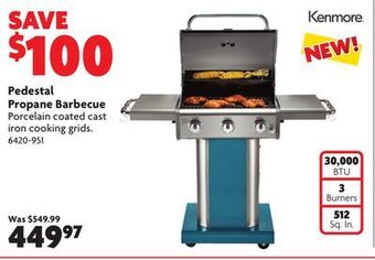 Home Hardware Pedestal propane barbecue offer