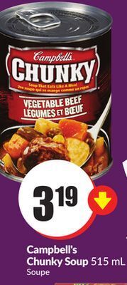 Chalo FreshCo Campbell's chunky soup 515 ml offer