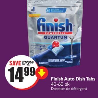 Chalo FreshCo Finish auto dish tabs 40-60 pk offer