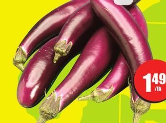 Chalo FreshCo Chinese eggplant product of ontario 3.28/kg offer