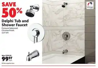 Home Hardware Delphi tub and shower faucet offer