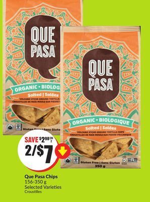 Chalo FreshCo Que pasa chips 156-350 g selected varieties offer