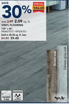 RONA Mono serra vinyl flooring , 6.81 x 50.79 offer