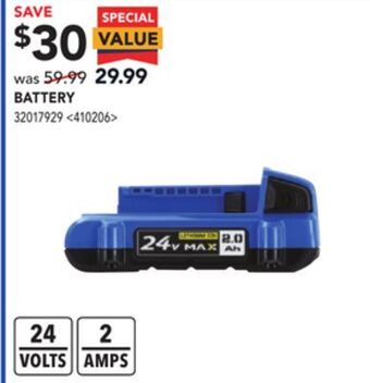 RONA Kobalt battery offer