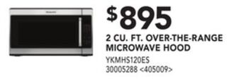 RONA Kitchenaid 2 cu. ft. over-the-range microwave hood offer