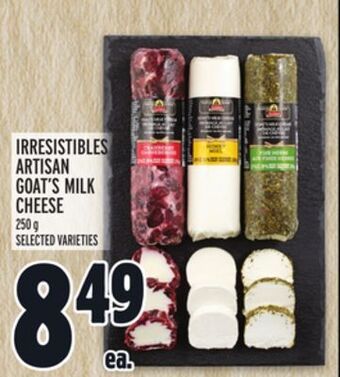Metro Irresistibles artisan goat's milk cheese offer