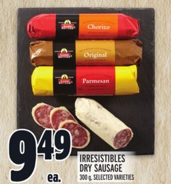 Metro Irresistibles dry sausage offer