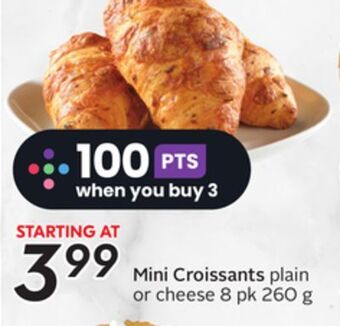 Sobeys Mini croissants offer
