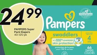 Sobeys Super pack diapers offer