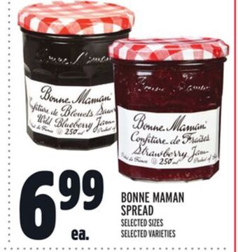 Metro Bonne maman spread offer