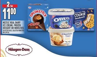 Metro Nestle real dairy ice cream, frozen dessert or novelties offer