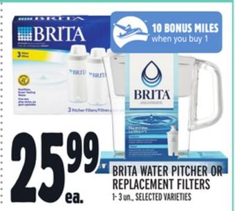 Metro Brita water pitcher or replacement filters offer