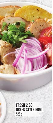 Metro Fresh 2 go greek style bowl offer