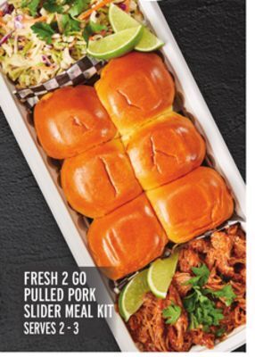 Metro Fresh 2 go pulled pork slider meal kit offer