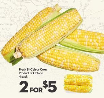 Longo's Fresh bi-colour corn offer