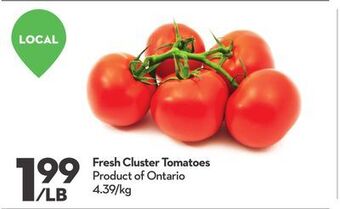 Longo's Fresh cluster tomatoes offer