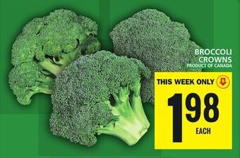 Food Basics Broccoli crowns offer