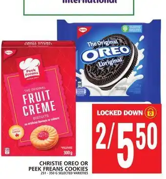 Food Basics Christie oreo or peek freans cookies offer
