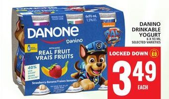 Food Basics Danino drinkable yogurt offer