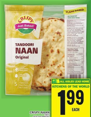 Food Basics Crispy naan offer