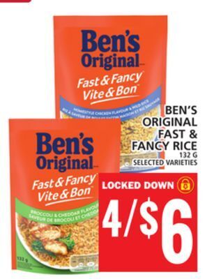 Food Basics Ben's original fast & fancy rice offer