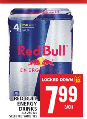 Food Basics Red bull energy drinks offer