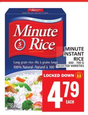 Food Basics Minute instant rice offer