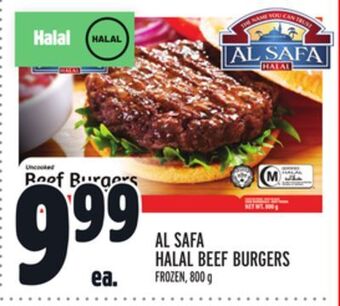 Metro Al safa halal beef burgers offer
