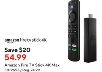 Staples Amazon fire tv stick 4k max offer