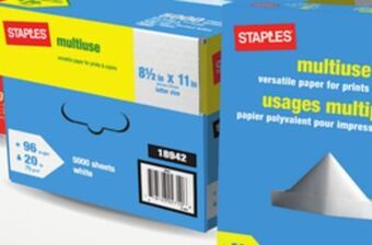Staples Staples multiuse paper offer