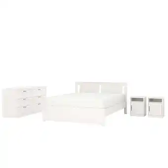 IKEA Songesand bedroom furniture, set of 4, white, full offer
