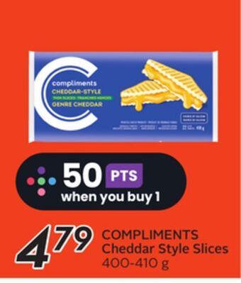 Sobeys Cheddar style slices offer