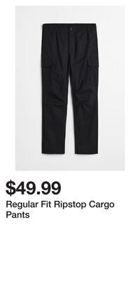H&M Regular fit ripstop cargo pants offer