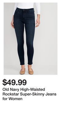 Old Navy Old navy high-waisted rockstar super-skinny jeans for women offer