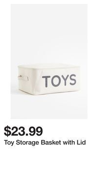 H&M Toy storage basket with lid offer