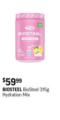 Sport Chek Biosteel 315g hydration mix offer