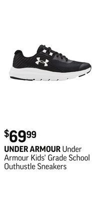 Sport Chek Under armour kids' grade school outhustle sneakers offer