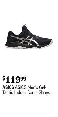 Sport Chek Asics men's gel-tactic indoor court shoes offer