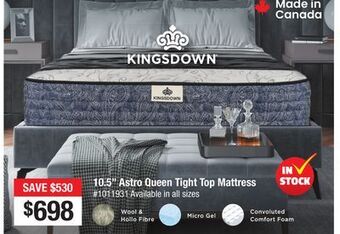 Bad Boy Superstore 10.5 astro queen tight top mattress offer